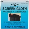 Black Swan Screen Cloth, 1-1/2" x 10 yds. - Pkg Qty 24 -Pumps Sales MYZ 10025
