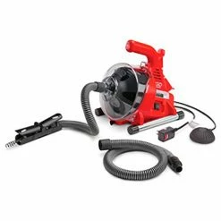 RIDGID®K-30 Auto-Clean With MAXCORE™ Cable, 30'L x 1/4"Dia. Cable, 3/4", 1-1/2" Line Cap.