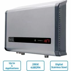 Black+Decker 24 kW 4.68 GPM Electric Tankless Water Heater 19 Black+Decker 24 kW 4.68 GPM Electric Tankless Water Heater -Pumps Sales SBD BD 24 DWH
